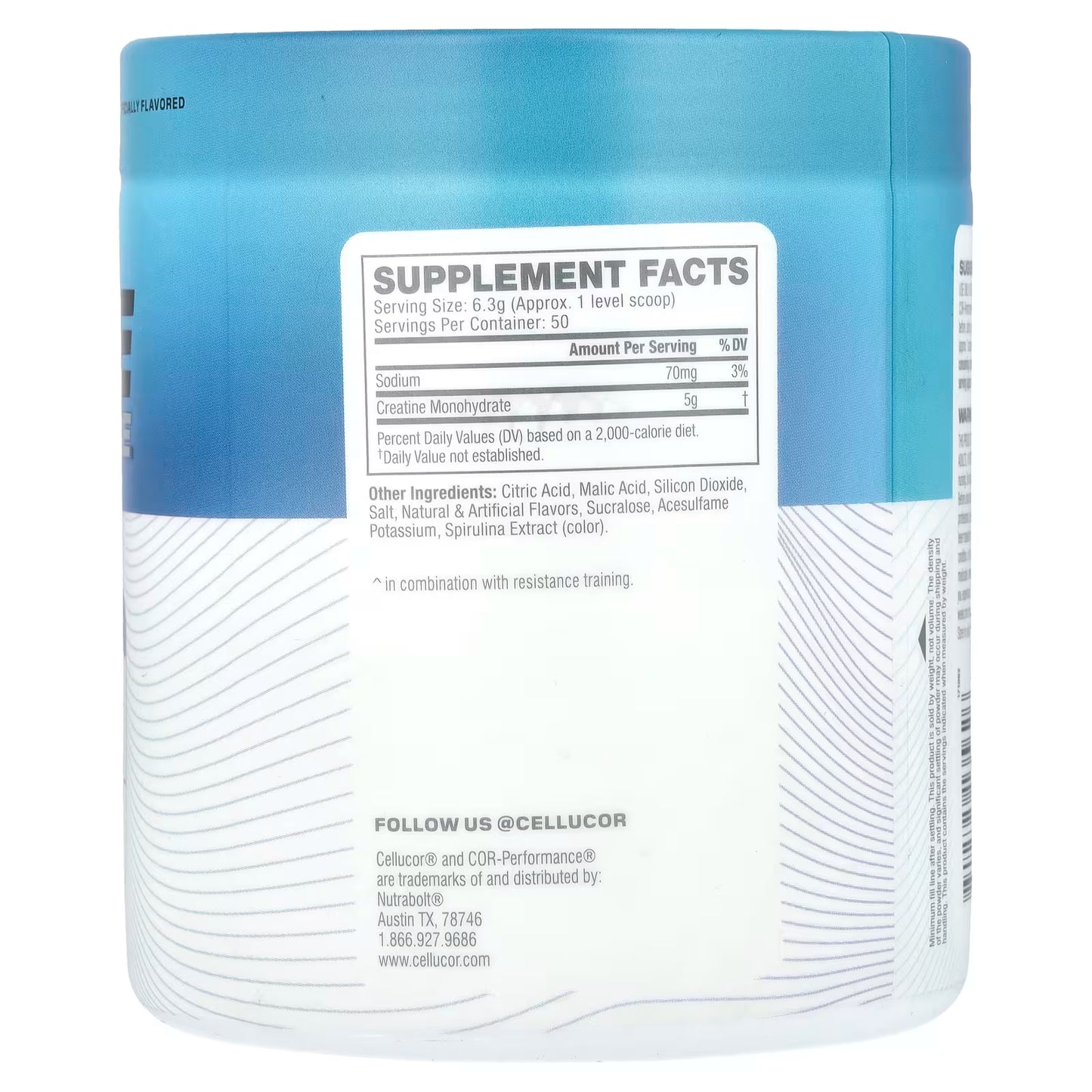 C4 / Cellucor, Creatine COR-Performance®, Blue Raspberry, 11.1 oz (315 g)