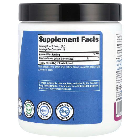Nutricost, Performance, Creatine Monohydrate, Grape, 10.7 oz (300 g)