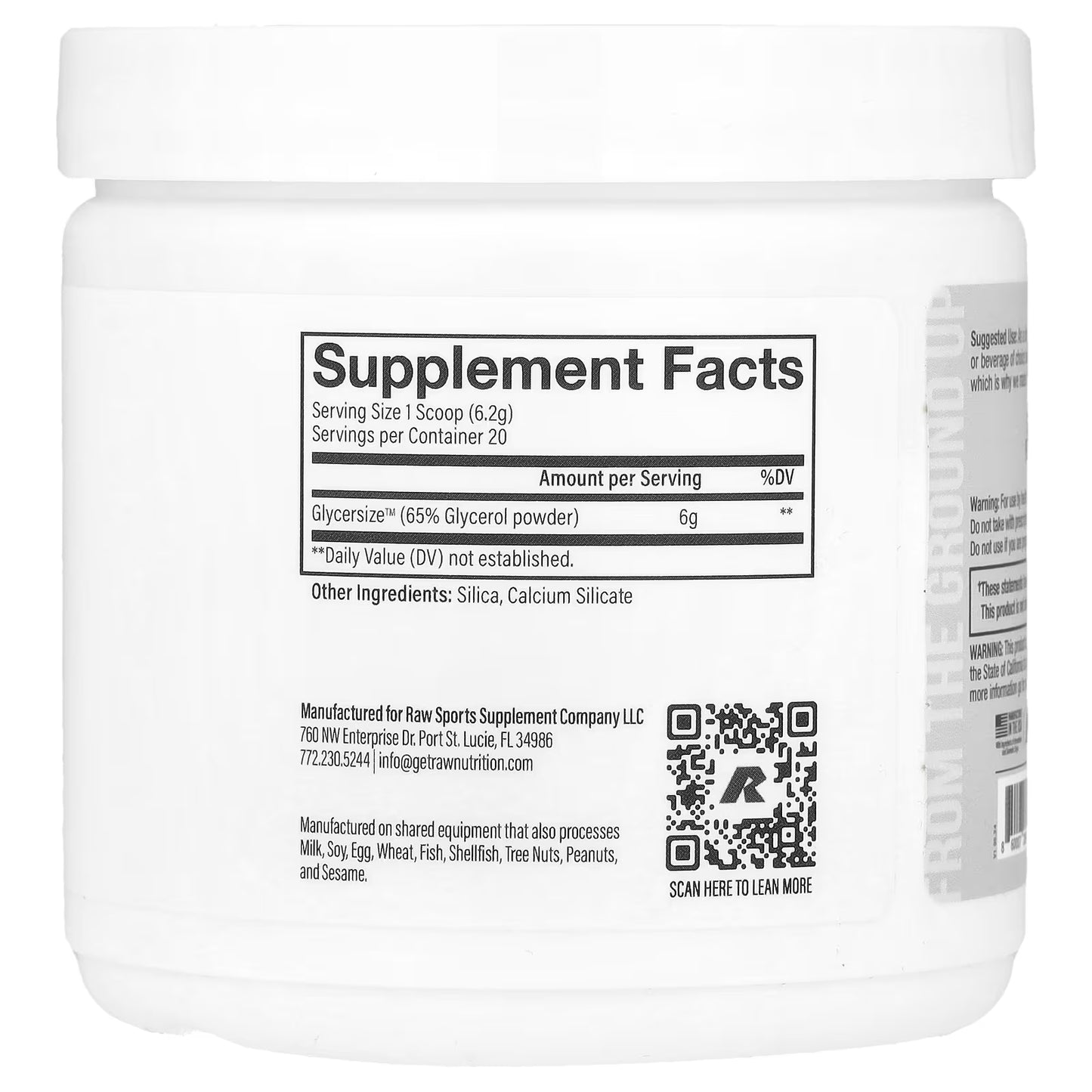 Raw Nutrition, Pump 2, Pre-Workout, Unflavored, 4.37 oz (124 g)