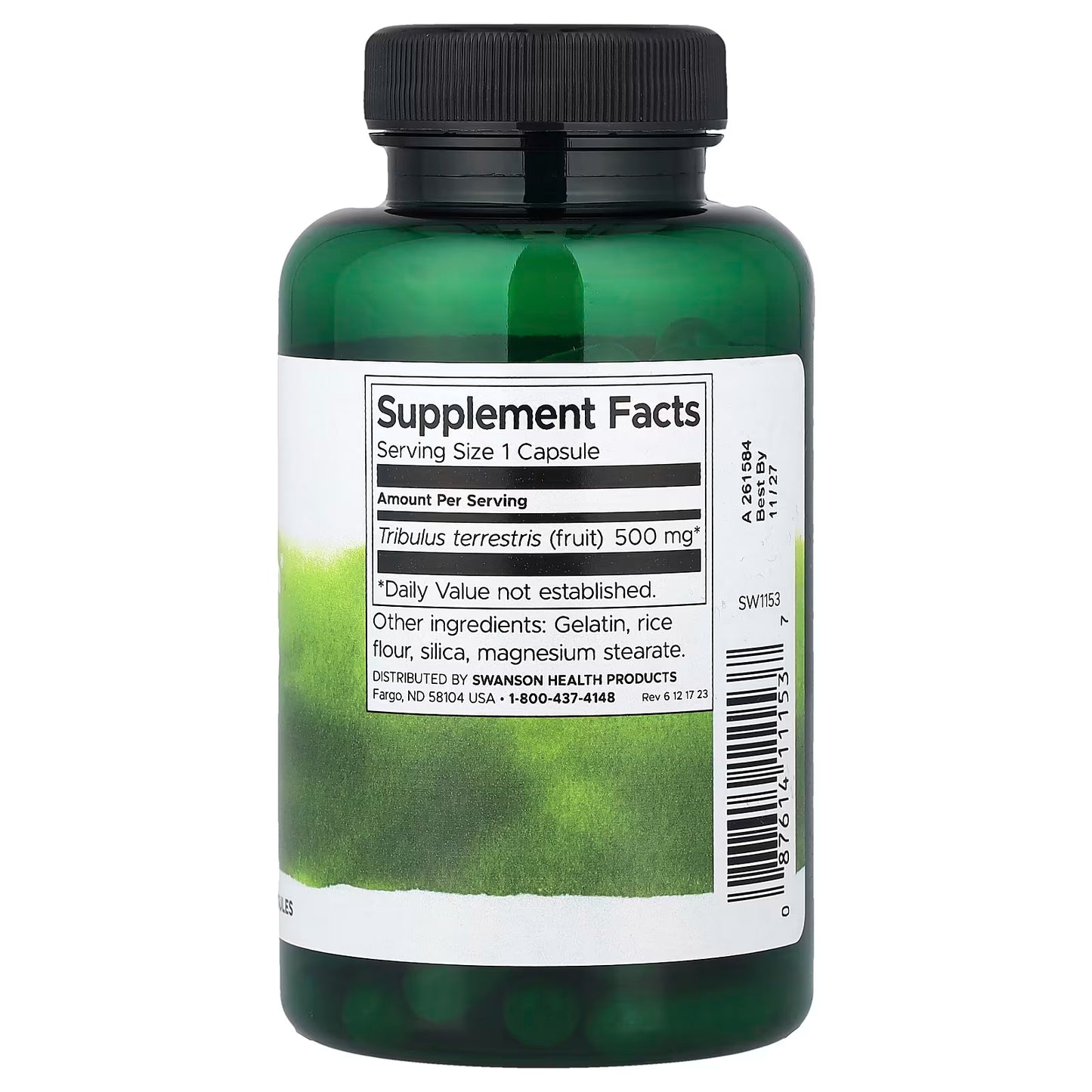 Swanson, Full Spectrum® Tribulus Fruit, 500 mg, 90 Capsules
