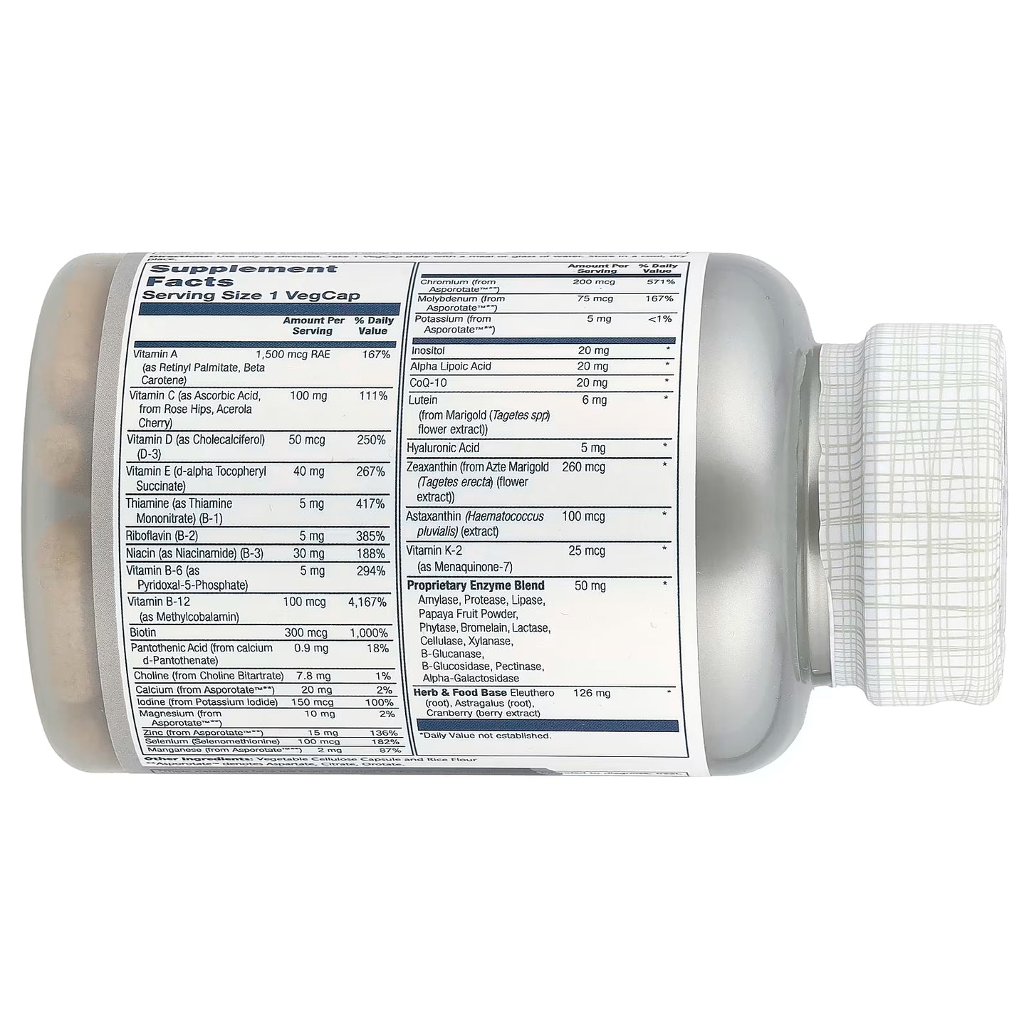 Solaray, Once Daily Adult 50+ Multivitamin, 90 VegCaps