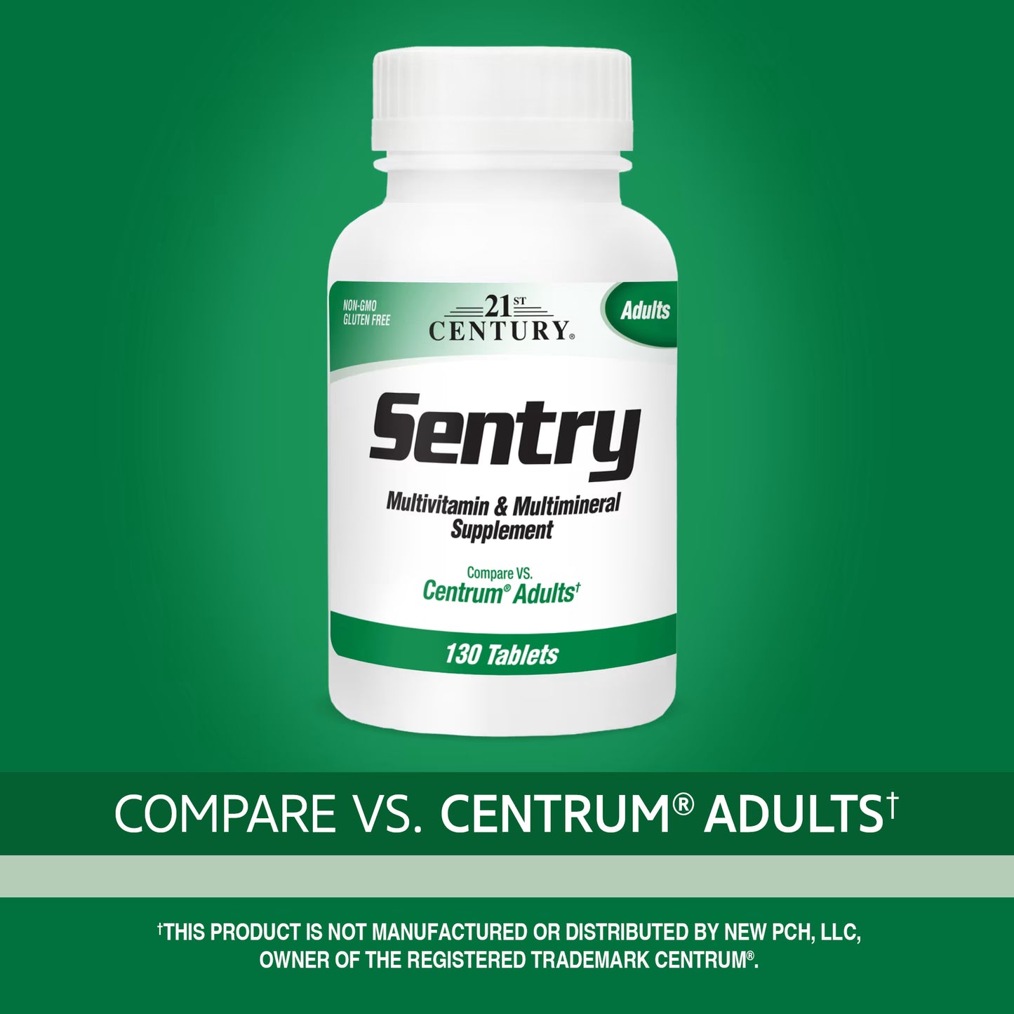 21st Century, Sentry, Adults Multivitamin & Multimineral Supplement, 130 Tablets