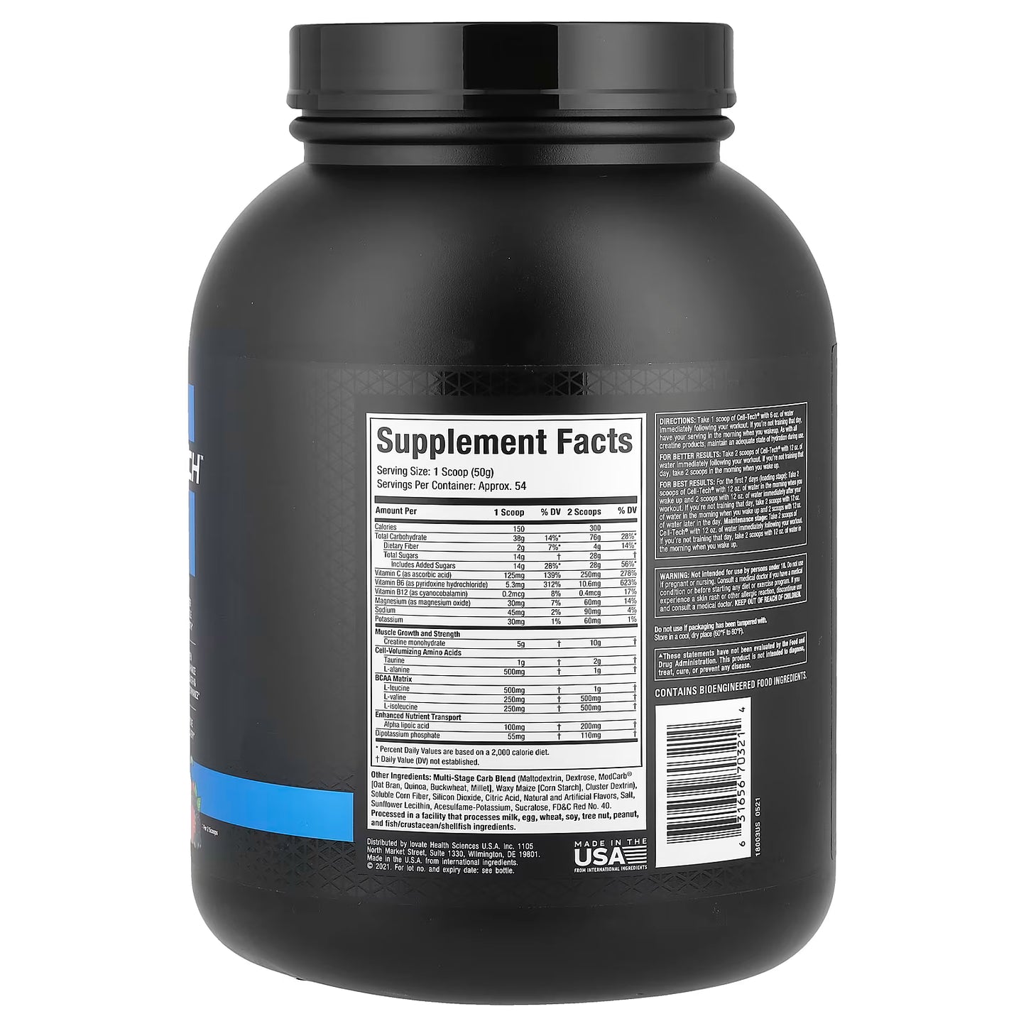 MuscleTech, Cell-Tech™ Creatine, Fruit Punch, 6 lbs (2.72 kg)