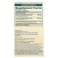 Himalaya, Organic Ashwagandha, 60 Caplets