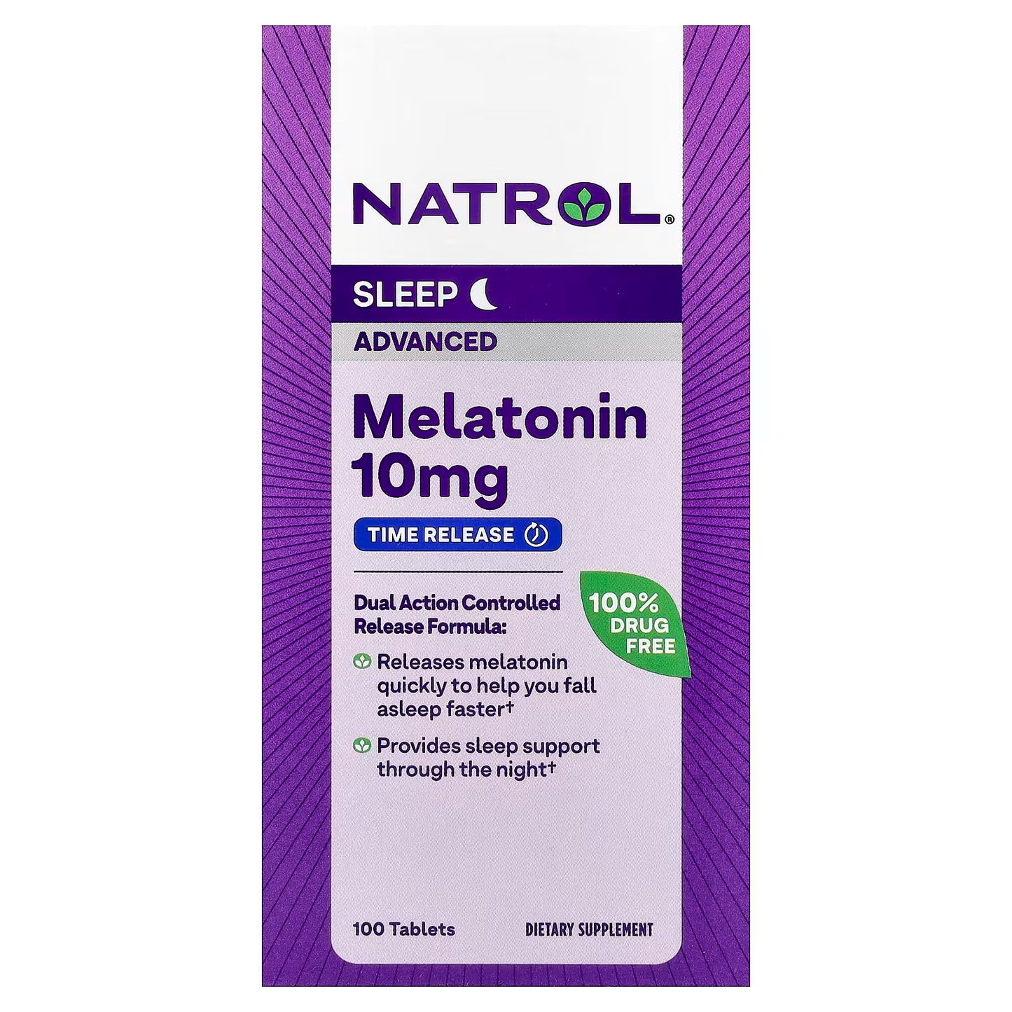 Natrol, Melatonin, Advanced, 100 Tablets