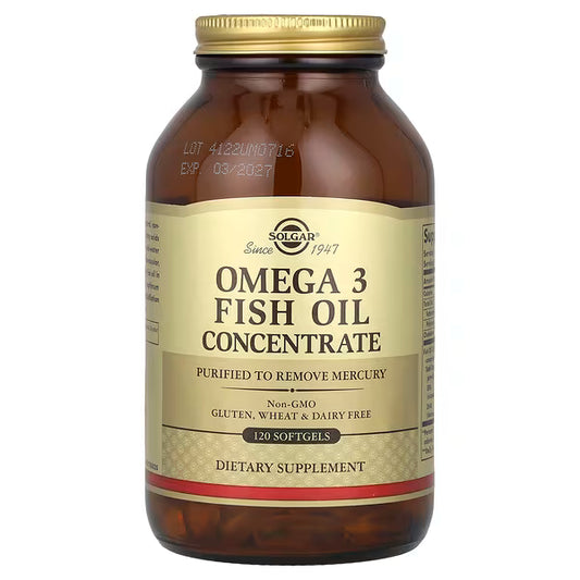 Solgar, Omega 3 Fish Oil Concentrate, 120 Softgels