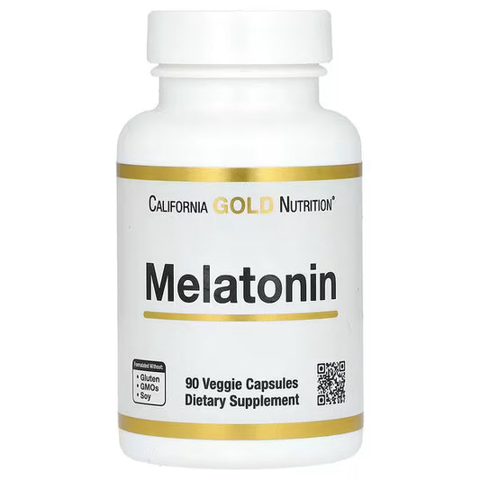 California Gold Nutrition, Melatonin, 3 mg, 90 Veggie Capsules