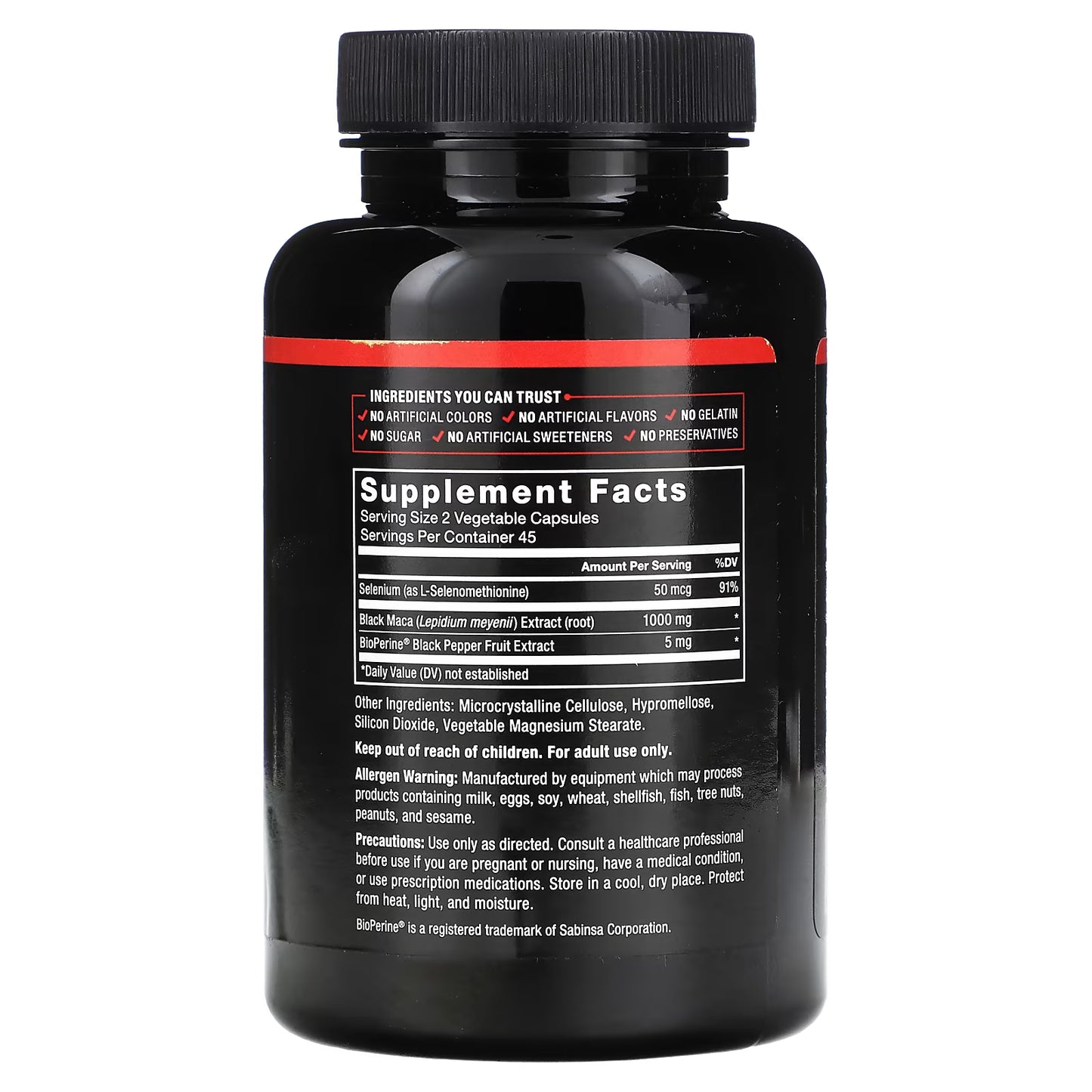 Force Factor, Fundamentals, Black Maca, 90 Capsules