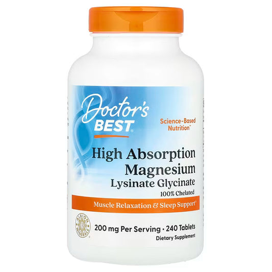 Doctor's Best, High Absorption Magnesium, 240 Tablets (100 mg Per Tablet)