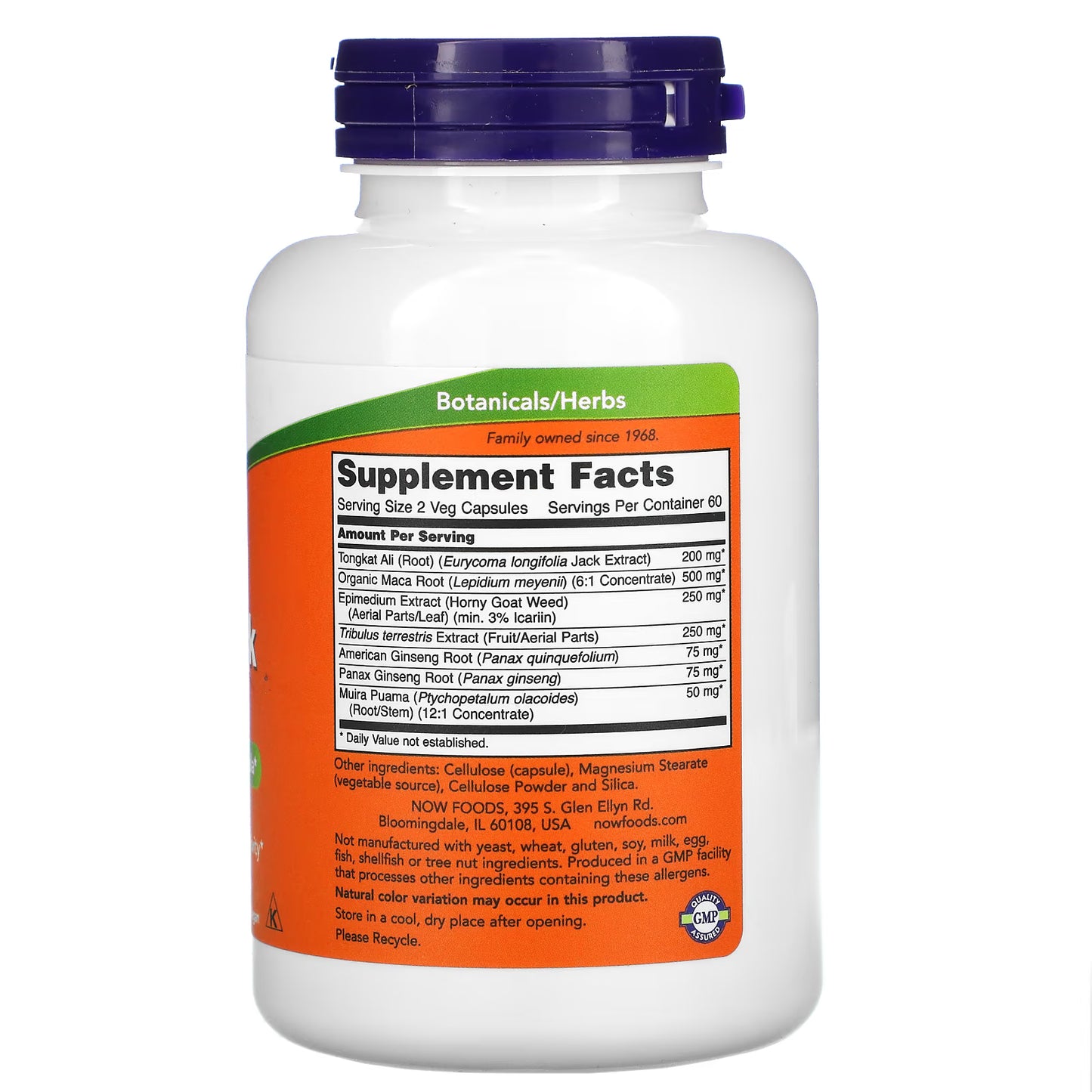 NOW Foods, TestoJack 200, 120 Veg Capsules