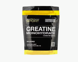 California Gold Nutrition, Sport, Creatine Monohydrate, Unflavoured, 2.2 lbs (1 kg)