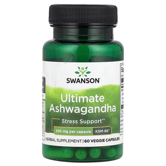 Swanson, Ultimate Ashwagandha, 250 mg , 60 Veggie Capsules