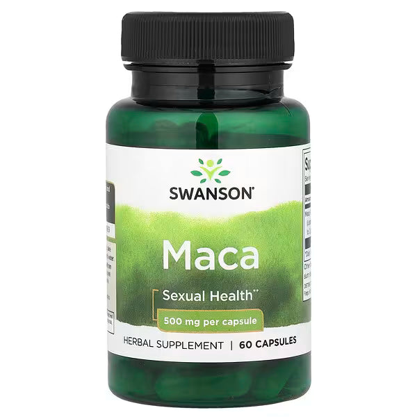 Swanson, Maca, 500 mg, 60 Capsules