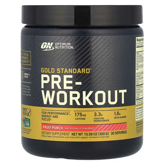 Optimum Nutrition, Gold Standard® Pre-Workout, Fruit Punch, 10.58 oz (300 g)