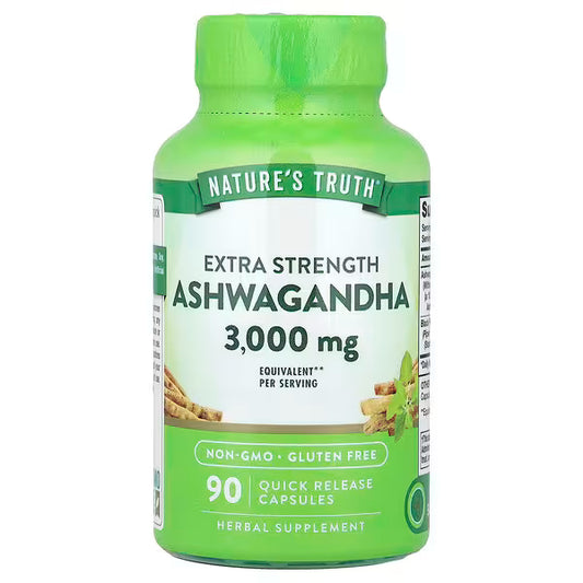 Nature's Truth, Ashwagandha, Extra Strength, 90 Quick Release Capsules