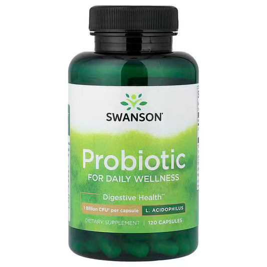 Swanson, Probiotic, 120 Capsules (1 Billion CFU per Capsule)