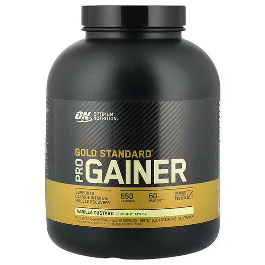 Optimum Nutrition, Gold Standard® Pro Gainer, Vanilla Custard, 5.09 lb (2.31 kg)