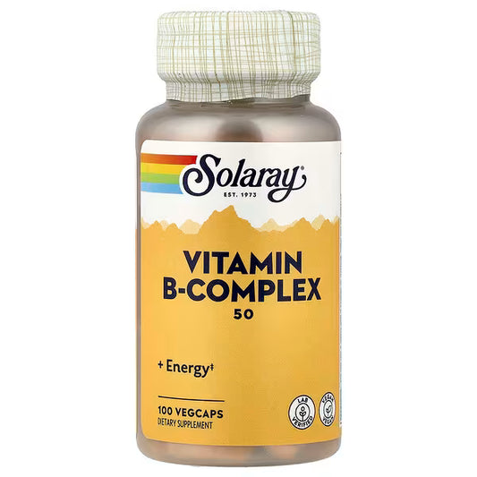 Solaray, Vitamin B-Complex 50 , 100 VegCaps