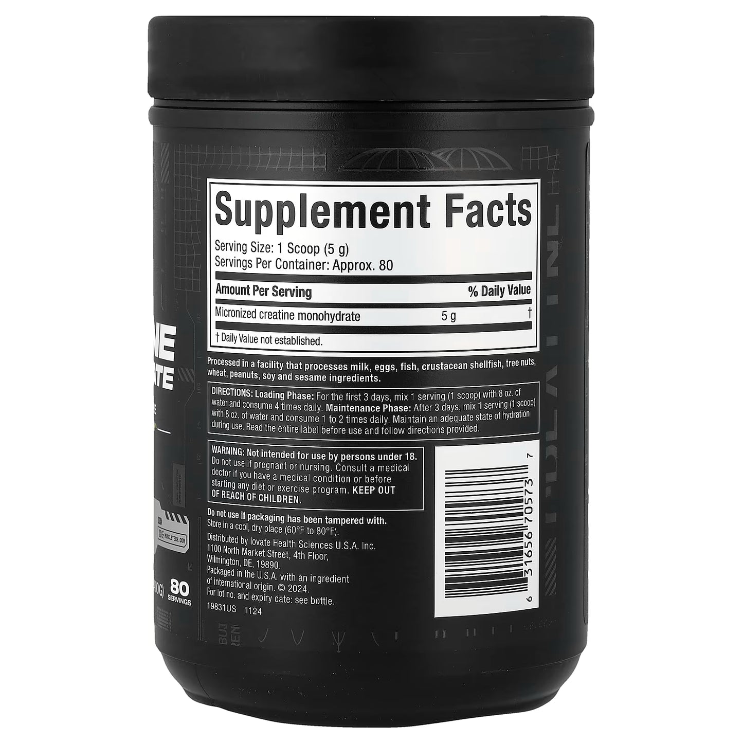 MuscleTech, Platinum 100% Creatine, Unflavored, 14.11 oz (400 g)